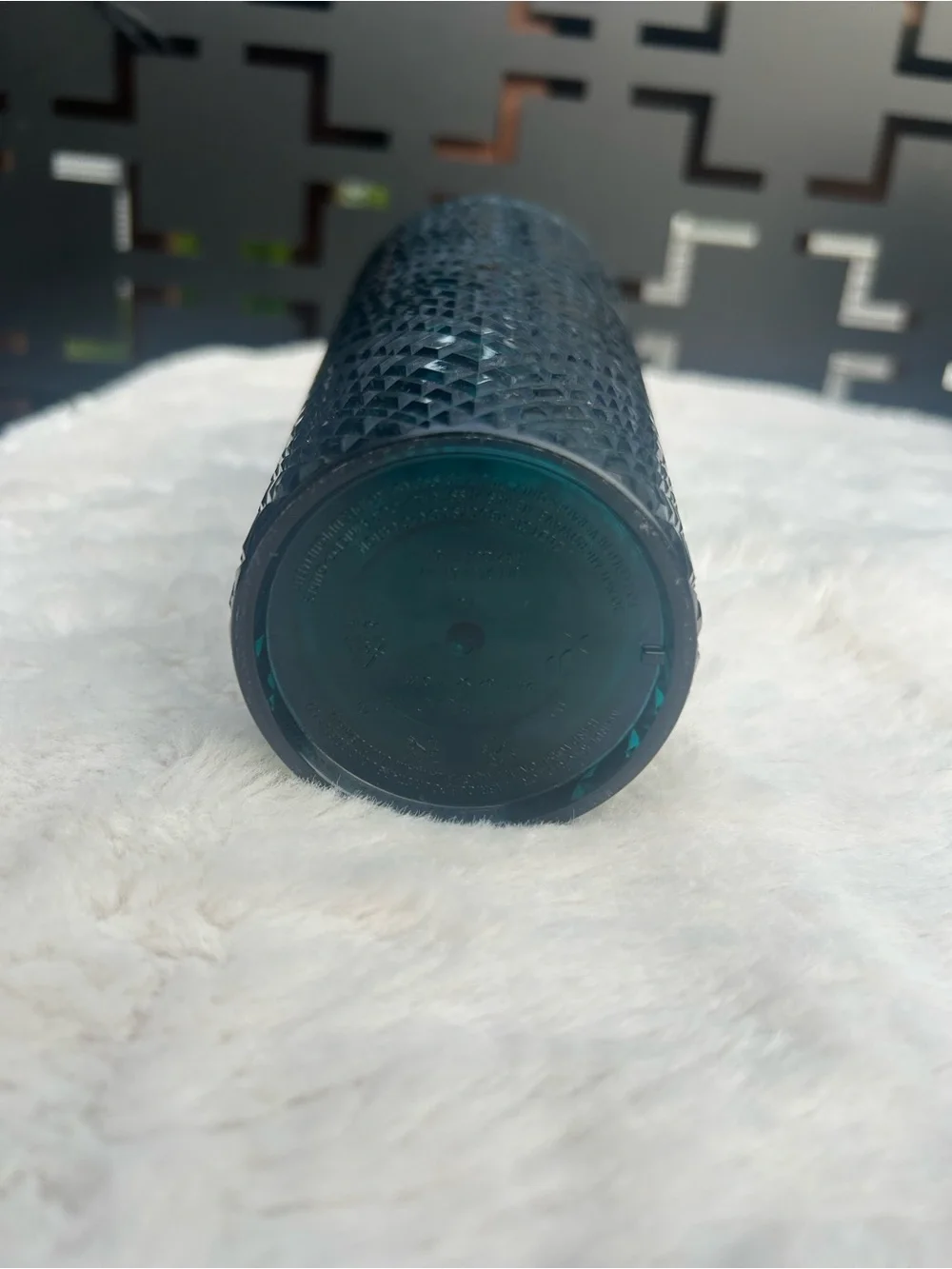 Starbucks dark green Studded Tumbler 24oz straw cup